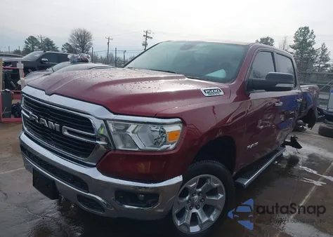 2020 Ram 1500 Big Horn 4X4 5'7 Box z USA, uszkodzony, nr VIN 1C6SRFFT2LN391363